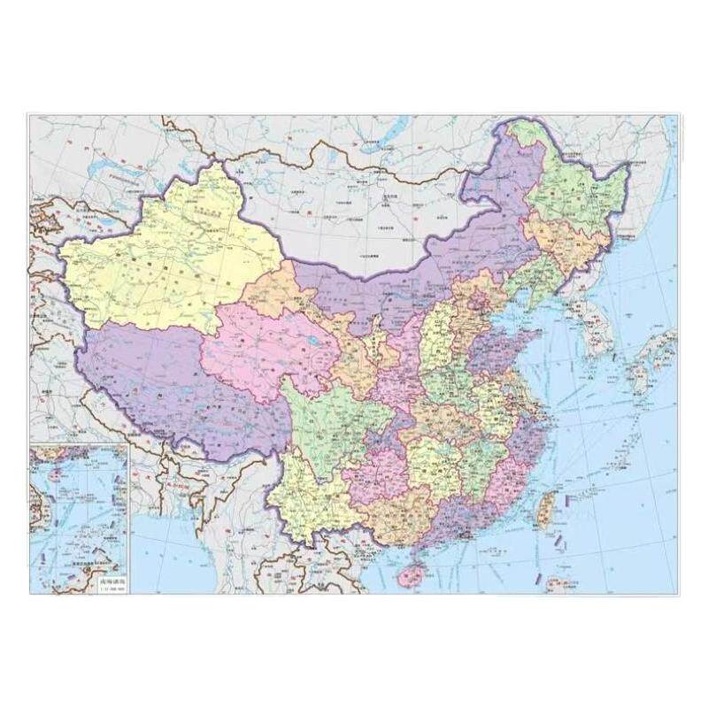 世界地图儿童房墙布办公室壁纸