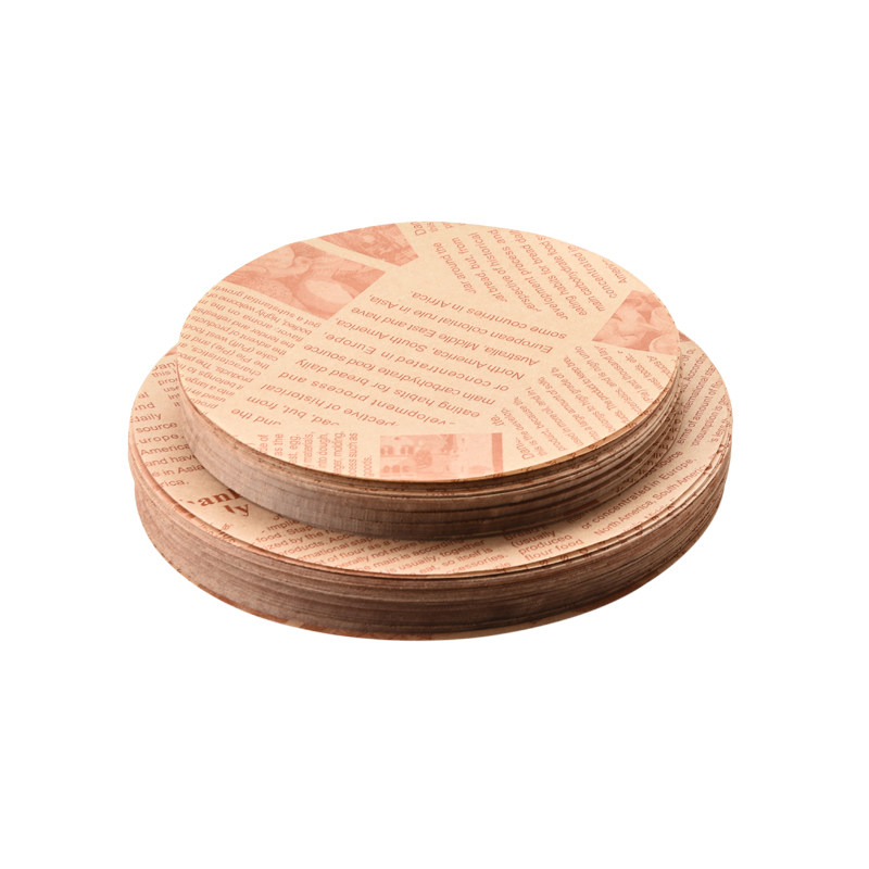 500张圆形美式防油纸披萨垫盘烘焙用纸/烘焙用布