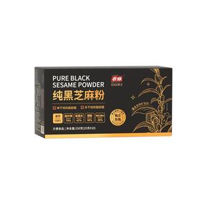 谷旗纯黑芝麻粉250g黑芝麻粉现磨芝麻糊冲饮代餐早餐代餐粉