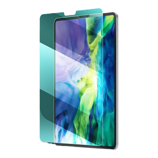 适用苹果iPadA16护眼钢化膜11英寸ipad第七代钢绿光2025新款M3平板Air7防爆10.2九代儿童网课mini6全屏蓝光