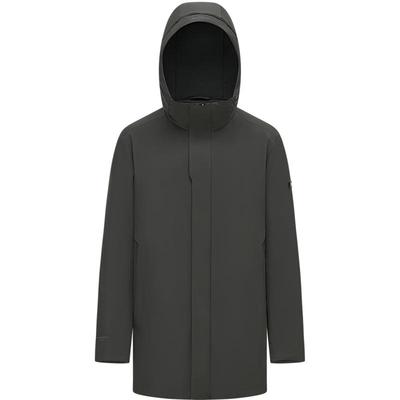 可脱卸中长款羽绒服男波司登鹅绒