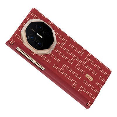 「启·万疆红」适用华为Matexts手机壳新款中轴铰链保护套XT非凡大师三折叠屏超薄磁吸凯夫拉保护壳