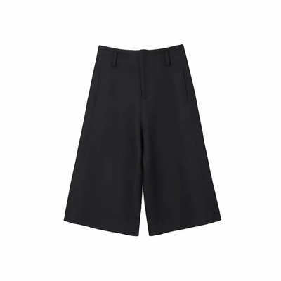 【七分cool】七分裤黑色宽松显瘦