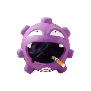 瓦斯弹可爱搞怪烟灰缸家用客厅防飞灰灰缸创意桌面摆件带盖烟灰缸