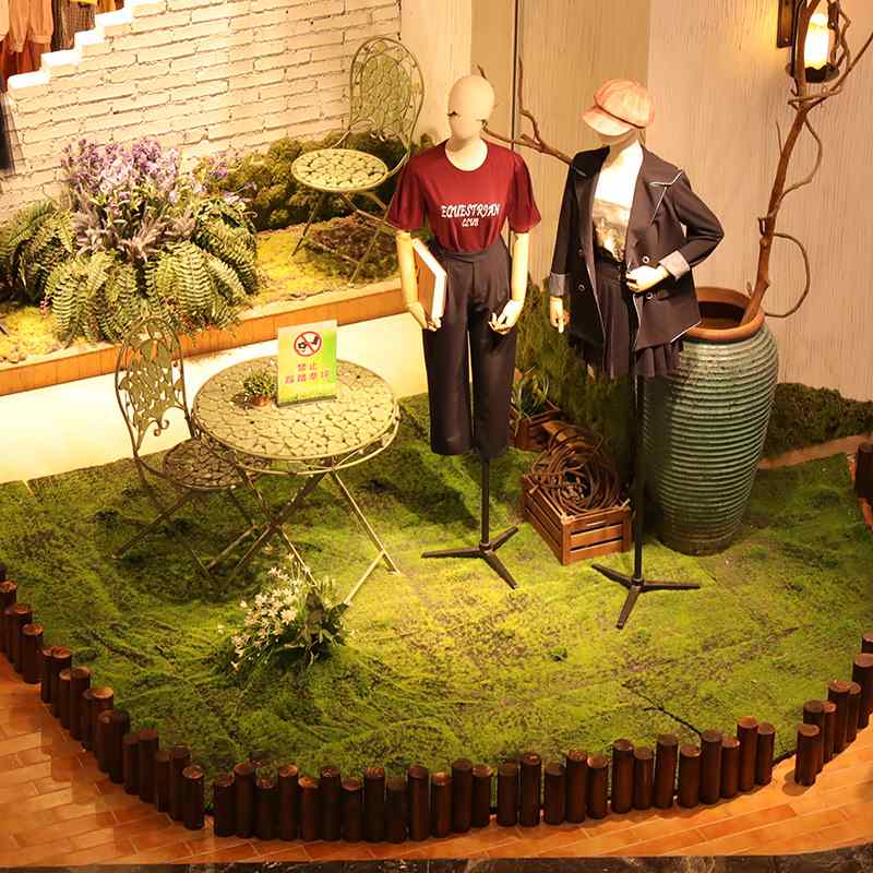 仿真草坪青苔植物墙苔藓装饰假片假树皮绿植