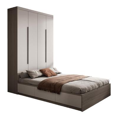 简约现代多功能衣柜床储物小户型