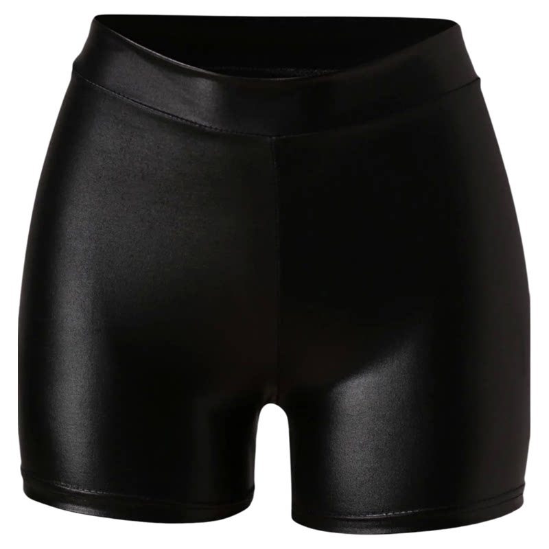 shorts leather pants for women美式高腰短裤修身包臀皮短裤女
