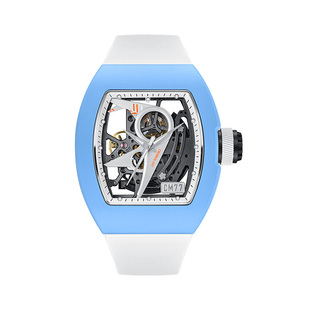 CRONUSART克洛斯碳素氟胶飞行员系列男士男款机械表镂空时尚腕表