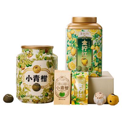茶妈妈小青柑+金柠红茶组合400g