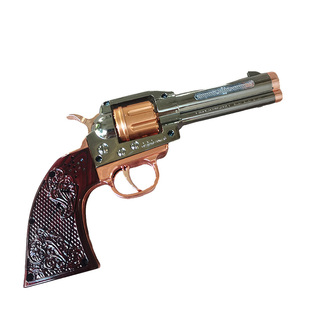 儿童玩具枪2岁宝宝扣一下响一下声光左轮手枪投影抢小男孩子玩具