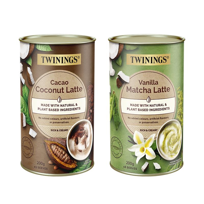 twinings川宁 椰香可可拿铁 香草抹茶拿铁澳洲进口可可粉抹茶冲饮