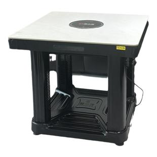 雪中情取暖桌电暖桌家用电烤桌电暖炉烤火桌茶几一体电暖炉正方形