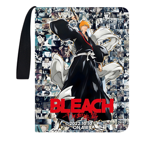 死神大容量拉链高清活页卡册4格9格pu皮质卡片卡牌A4A5收藏收纳册