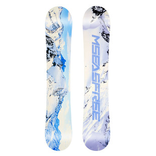 MSEASFREE全能滑雪板单板大人成人入门雪具三件套快穿固定器套装