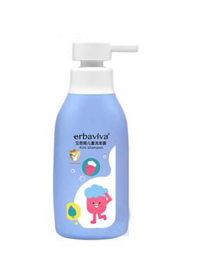 艾芭薇儿童洗发露200ml 洁净女孩大宝宝洗发水乳3-12岁小孩洗头膏