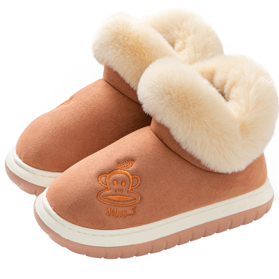 男棉拖大嘴猴保暖包跟舒适