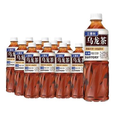 三得利乌龙茶沁水饮料500ml*2瓶