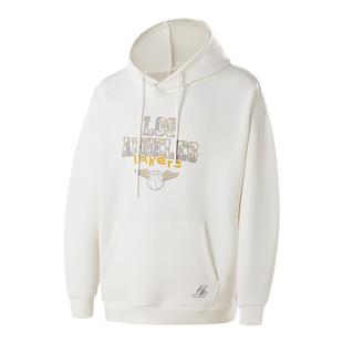 NBA官方勇士/湖人/太阳队彩绘球场系列中性合体版连帽卫衣