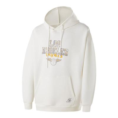 NBA官方金州勇士/湖人/太阳队彩绘球场系列中性合体版连帽卫衣