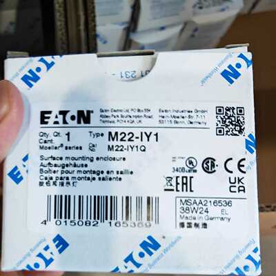 议价伊顿穆勒M22-IY1 黄色一位按钮盒UL认证CSA认证齐全