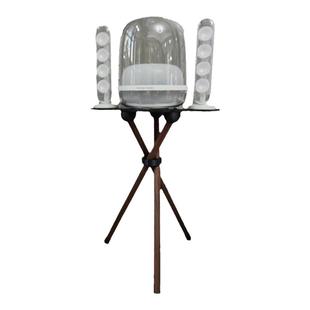 适用哈曼卡顿水晶4/5琉璃2345实木落地架音箱底座三脚架音响支架