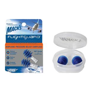 美国MACKS飞机耳塞 航空专用飞行减压耳塞 飞行旅行高速电梯高铁
