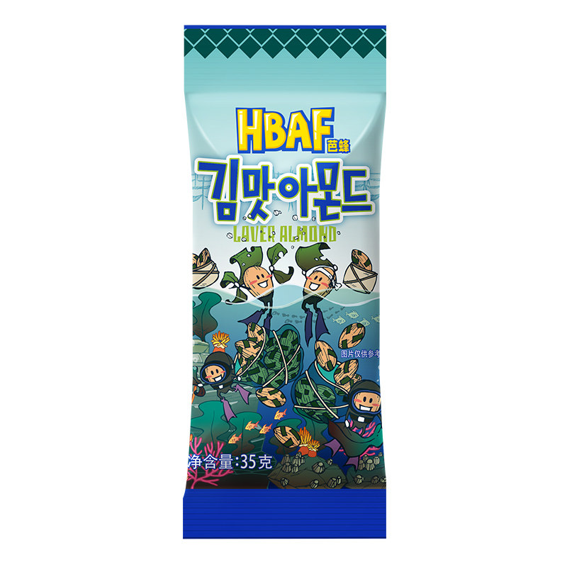 HBAF芭蜂韩国汤姆农场蜂蜜黄油扁桃仁腰果坚果杏仁巴旦木进口零食