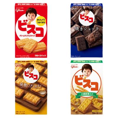 格力高日本乳酸菌黄油夹心饼干