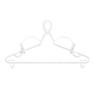 日本防风衣架带夹子室外晾衣架高楼防吹走加粗加厚防脱落自动卡扣