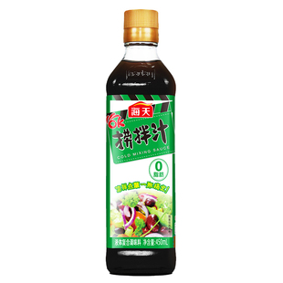 海天OK捞拌汁450ml*12瓶 0脂肪凉拌汁调味油醋捞汁捞拌荤素凉菜