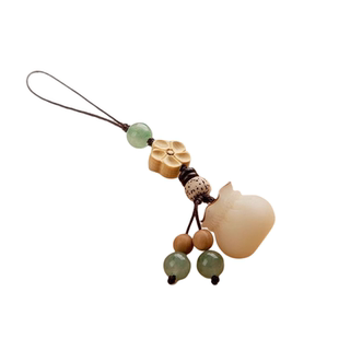 【财源滚滚】钱袋手机链挂件挂饰手机挂绳天然菩提高档招财福袋潮