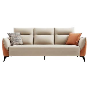 林氏家居北欧现代简约科技布艺轻奢沙发客厅三人小户型网红款家具