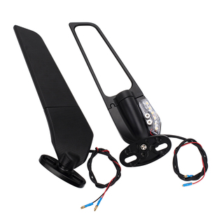 适用川崎忍者Ninja400/650/ZX10R CBR650R转向灯改装定风翼后视镜