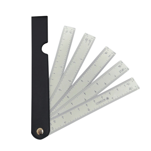 扇形比例尺折叠尺室内设计制图服装尺多功能绘图大小比例尺
