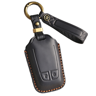 适用于22款五十铃dmax钥匙套mu-X牧游侠车铃拓高档真皮保护包扣男