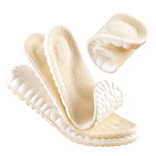 适用于耐克冬季保暖加厚加绒羊毛防寒运动鞋垫男女款软底舒适超软