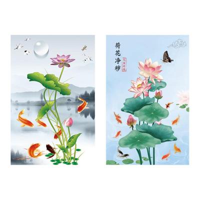 省心卫生间自粘贴画可定制