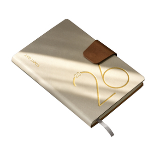 文创艺新款2026年日程本时间管理weekly周计划本精致高级复古日记本商务高颜值工作记事本礼盒定制可印logo