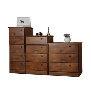 木质a4文件柜抽屉式资料收纳柜实木带锁办公室矮柜子桌下杂物边柜