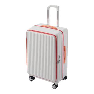 袋鼠行李箱26寸女士高品质旅行拉杆多功能2025年新款高颜值侧开24