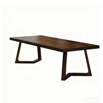 黑胡桃木去客厅化实木大板书桌