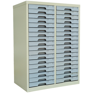 腾正跃文件收纳柜B4抽屉式文件档案资料整理柜A4纸办公多层铁柜子