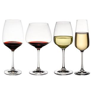 捷克进口红酒杯家用水晶玻璃高脚香槟杯醒酒器轻奢高档葡萄酒杯