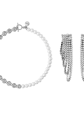 项链轻奢短项链Tmansion珍珠