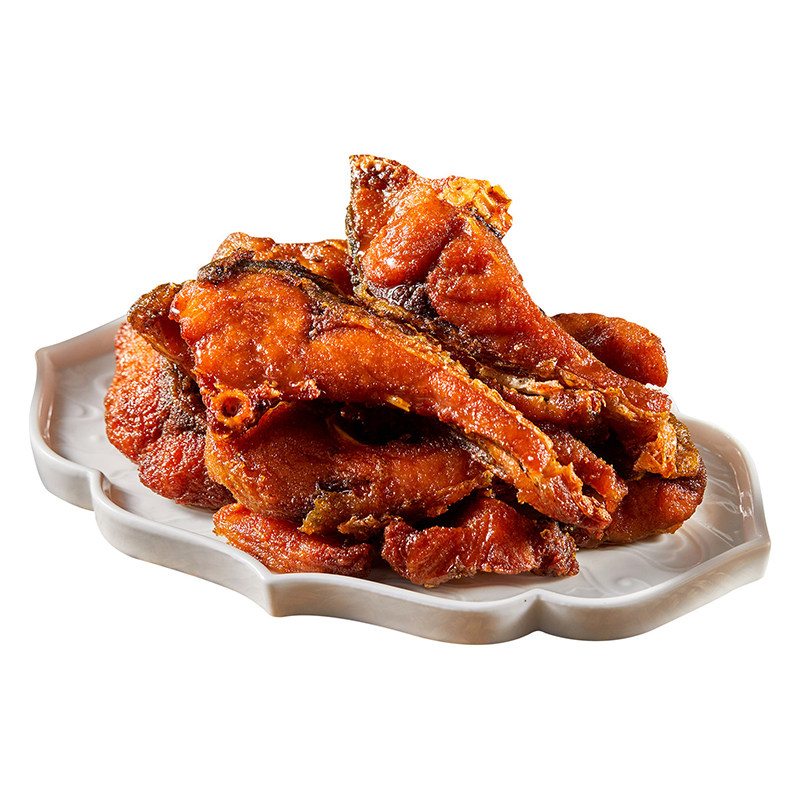 萌佳萌老上海熏鱼爆鱼块酥鱼排特产熟食开袋即食小鱼干零食小吃