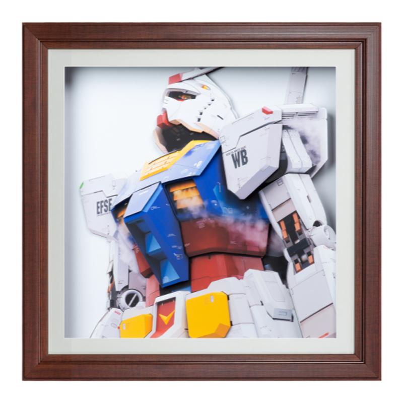 高达横滨元祖装饰画立体画纸艺画