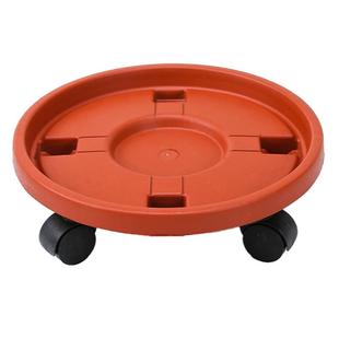 花盆托盘带轮加厚花盘垫万向轮塑料底托滚轮花托底盘移动花盆底座