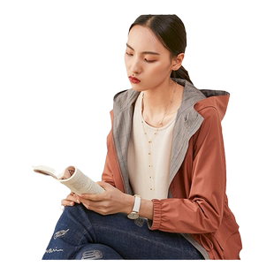 乔万尼中长款风衣商场冬装新款修身时尚显瘦流行连帽女士外套