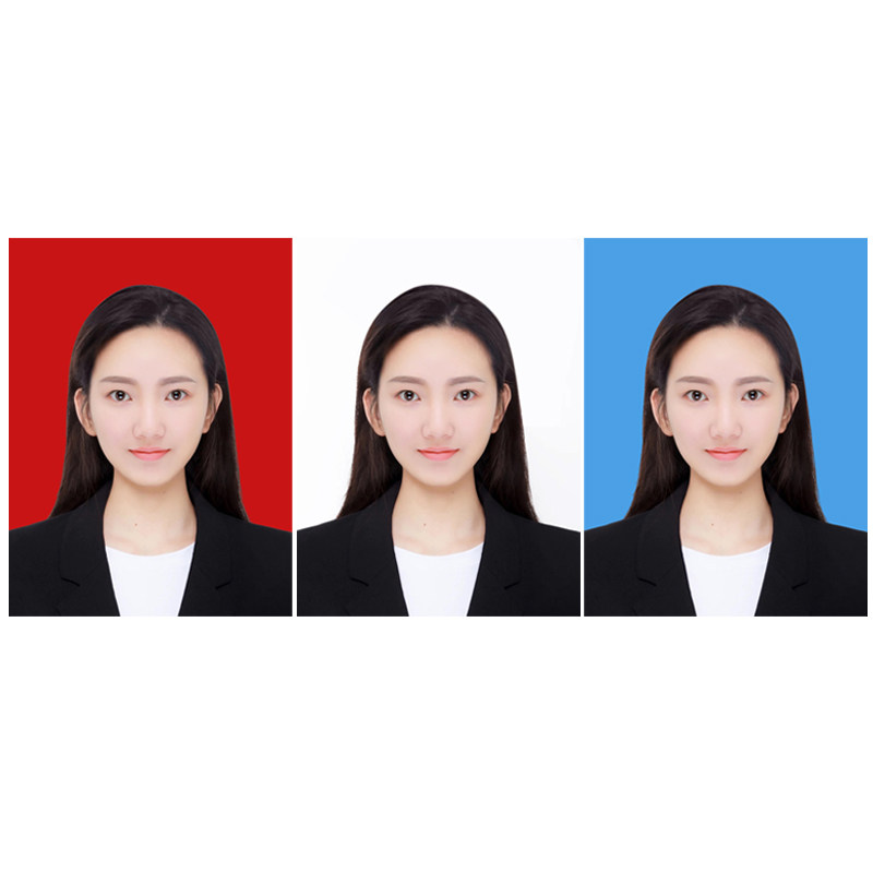证件照冲印洗照片换服装1寸2寸激光冲洗打印高清登记照包邮