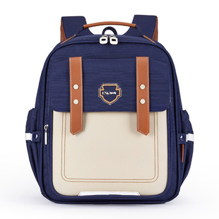 卡拉羊中小学生云朵书包女轻自重减负防下坠大容量防泼双肩背包男